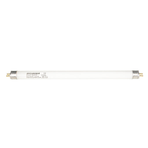 Sylvania F6T5/CW 25/CS 6W Preheat Fluorescent Lamp Cool White Phosphor 4200K 60 CRI 7500 Average Rated Life At 3 Hours/Start (21365)