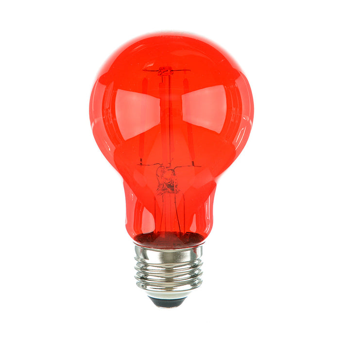 Sylvania LED4.5A19/DIM/RED/GL/RP LED A19 4.5W Dimmable 15000 Life Red Finish (40300)