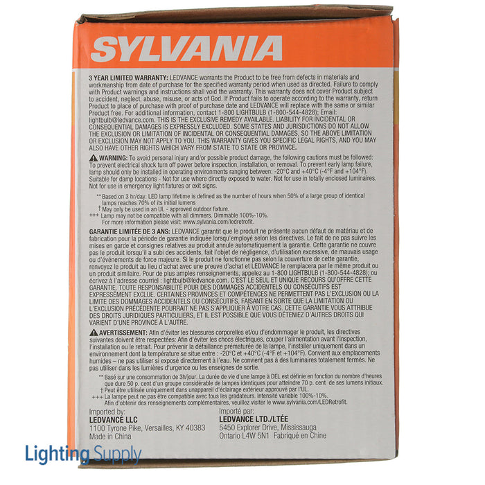 Sylvania LED7.5BR30DIM930TLRP2 LED Natural Truwave BR30 7W Dimmable 90 CRI 650Lm 3000K 15000 Hours Medium Base Frosted Finish 2 Pack/Priced Per Each (40831)