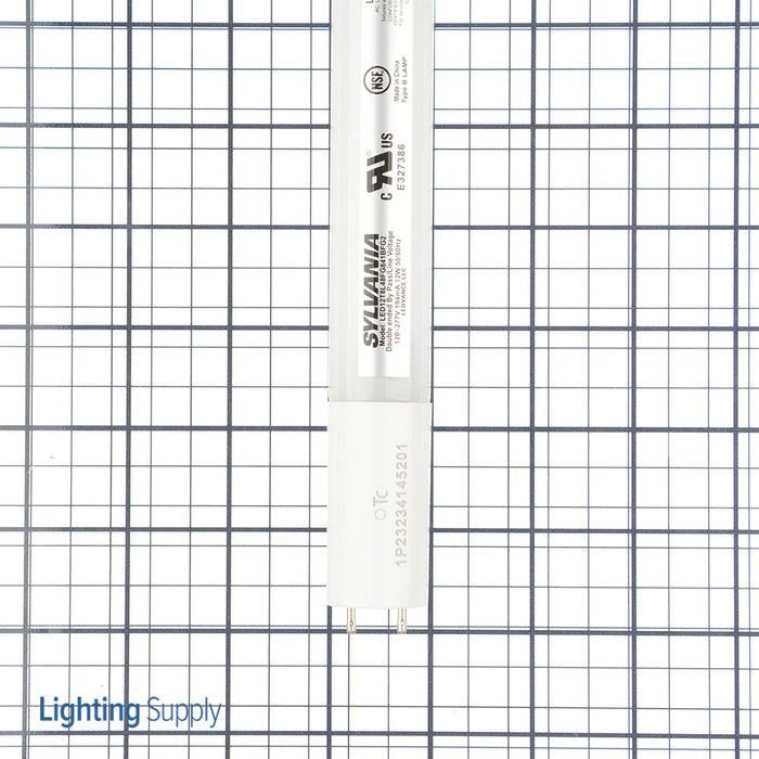 Sylvania LED12T8/L48/FG/841/BFG2 4 Foot LEDlescent Ballast-Free Dimmable LED T8 Frosted Glass 12W 120-277V 82 CRI 1800Lm 4100K (41452)