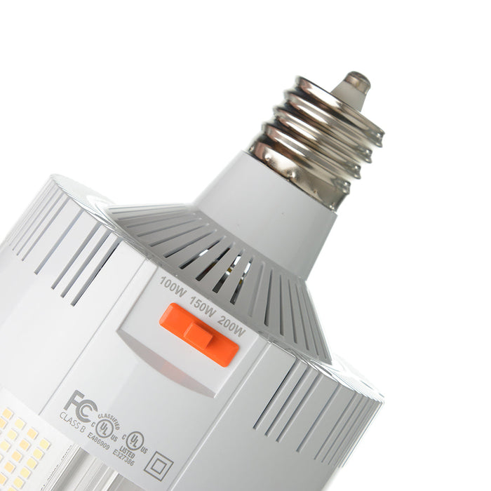 Sylvania HIDr1AS200UNV8SC2MOG Performance Class HID Replacement Mogul EX39 120-277V Wattage/CCT Selectable 200W/150W/100W 3000K/4000K/5000K 4Kv Surge Suppression (42003)