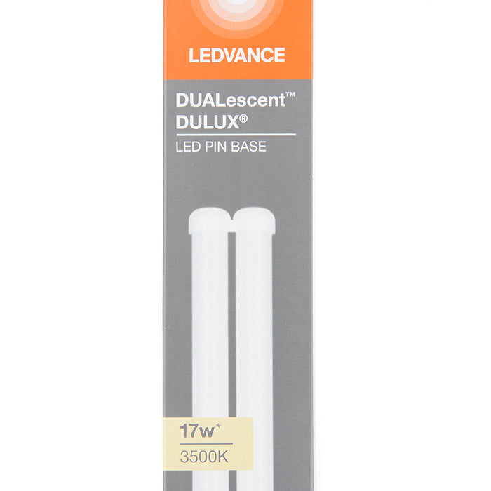 Sylvania LED17TT5DLFGPDIM835AB 17W 22.4 Inch DUALescent DULUX L LED TT5 UL Type A+B Lamp 2G11 Base 2150Lm 3500K 82 CRI 120-277V Dimmable Frosted (42226)