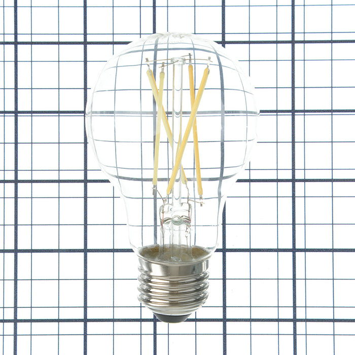 Sylvania LED8A19DIMCL95013YTLRP4 LED Natural Truwave A19 8W Dimmable 90 CRI 800Lm 5000K 15000 Hours Medium Base Clear Finish 4 Pack/Priced Per Each (49827)