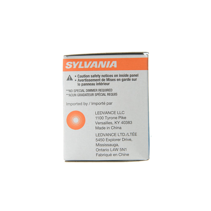 Sylvania 20MR16SP10CESX 12V Tungsten Halogen Tru-Aim MR16 Standard Axial Filament UV Filter Dichroic Reflector Cover Glass Gu5.3 Bi-Pin Base 20W 12V Spot Beam 2800K (54305)