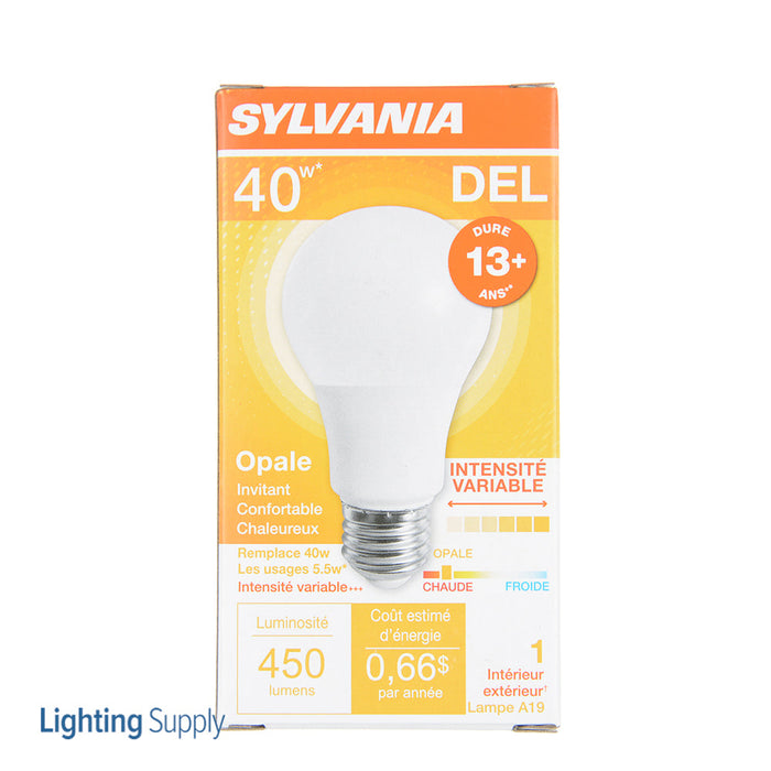 Sylvania LED5.5A19DIMO827URP LED A19 5.5W Dimmable 80 CRI 450Lm 2700K 15000 Life (74688)