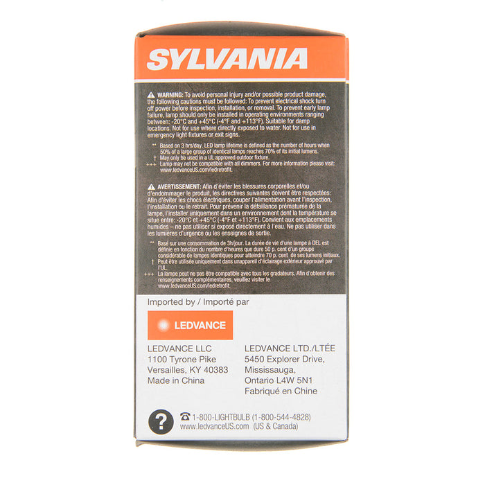 Sylvania LED6.5A19DIM822VING3RP LED A19 6.5W Dimmable 80 CRI 650Lm 2175K 15000 Life Amber Finish (75349)