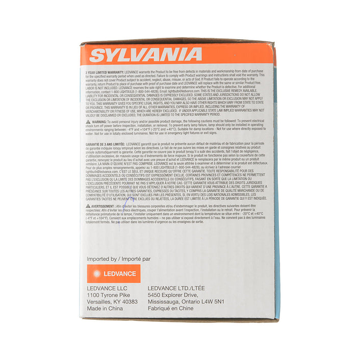 Sylvania LED8BR30DIM83510YVRP2 LED BR30 9W Dimmable 80 CRI 650Lm 3500K 11000 Life 2 Pack/Priced Per Each (78029)