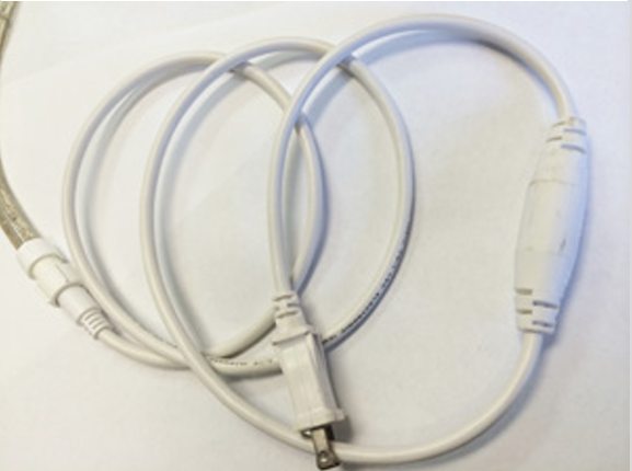 specialtyLED Power Cord/Line Cord 120V 1.6A For BMC Rope Light Single Jacket Two Wire (RL-LC-1.6A)