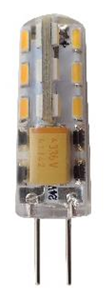 Hikari-Higuchi Miniature LED Landscape Lamp 12-24V 2W 3000K 320Lm G4 Base Dimmable Waterproof (LED-3014-24)