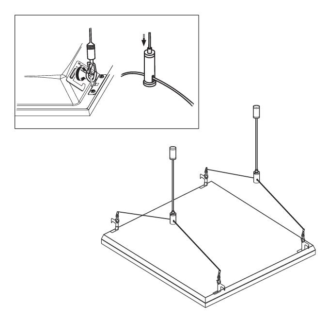 Trace-Lite Y-Cable Mounting Kit For LED Flat Panels 2-Pieces (LPX-CMK)