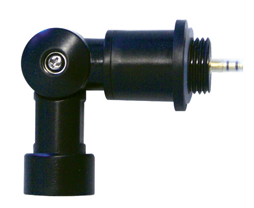 Litetronics Elbow With 1-Pin Sensor Socket For Pluggable Sensor Black (SCA010B)