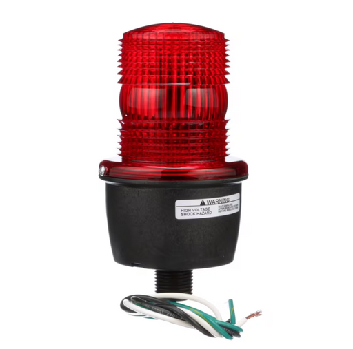 Federal Signal StreamLine Strobe Light Low Profile UL/cUL 12-48VDC Surface Mount Red (LP3S-012-048R)