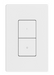 NX Lighting Controls Digital Specialty Switch Wireless On/Off White (NXSW2-WOO-WH)