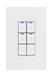 NX Lighting Controls Digital Specialty Switch Wireless Scene Switch White (NXSW2-WSS-WH)