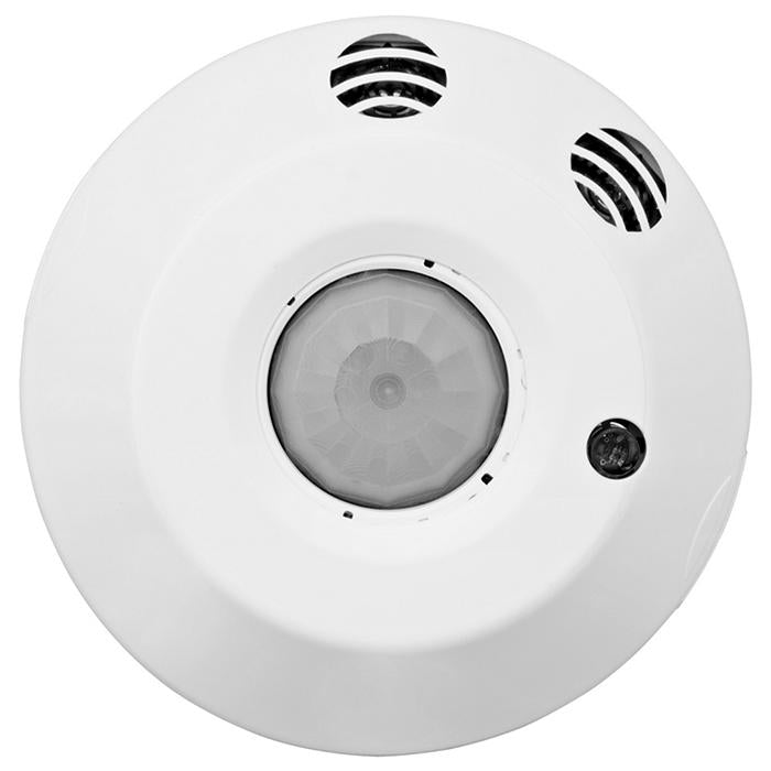 Leviton Smart Ceiling Mount Sensor [CMS] 2-Zone 500 Square Foot Coverage Multi-Tech Switching White (AC205-DMW)