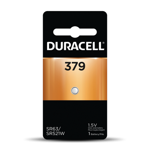 Duracell 4133366138 Watch Silver Oxide 1.5V 1 Pack Blister (D379BPK)
