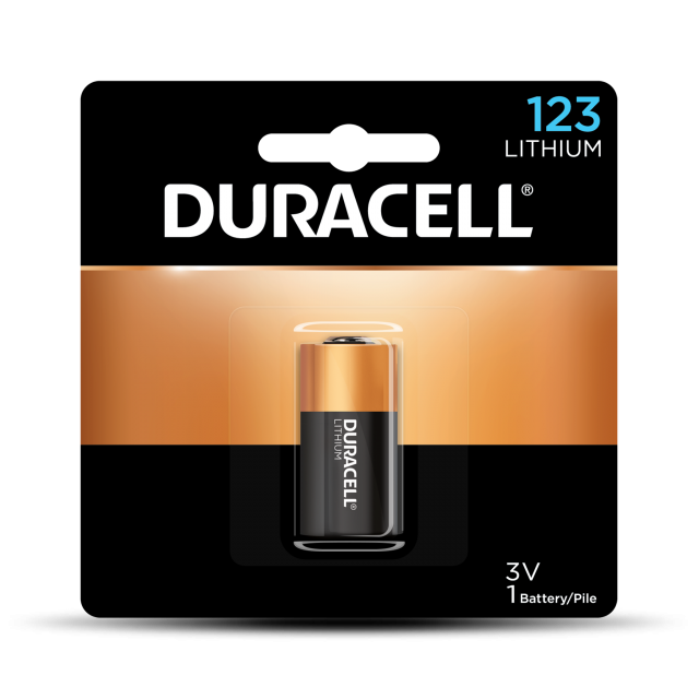 Duracell 4133366191 Electronic Lithium 3V 1 Pack Blister (DL123ABPK)