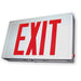 Best Lighting Products Steel LED Exit Universal Single Face/Double Face White Housing Green Letters AC Only (SXTEU2GW)