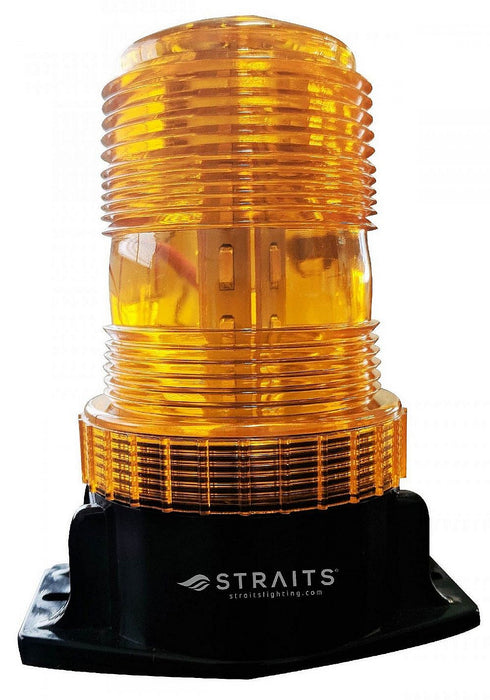 Straits Lighting SL930STB-6W-WU-O LED Safety Light 6 10-110V Orange (20260061)