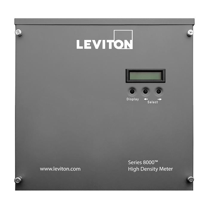 Leviton Series 8000 Submeter 12 Circuit 120/208/240V (12) Single-Phase Meters With Wiring Harness (S8112-C12)
