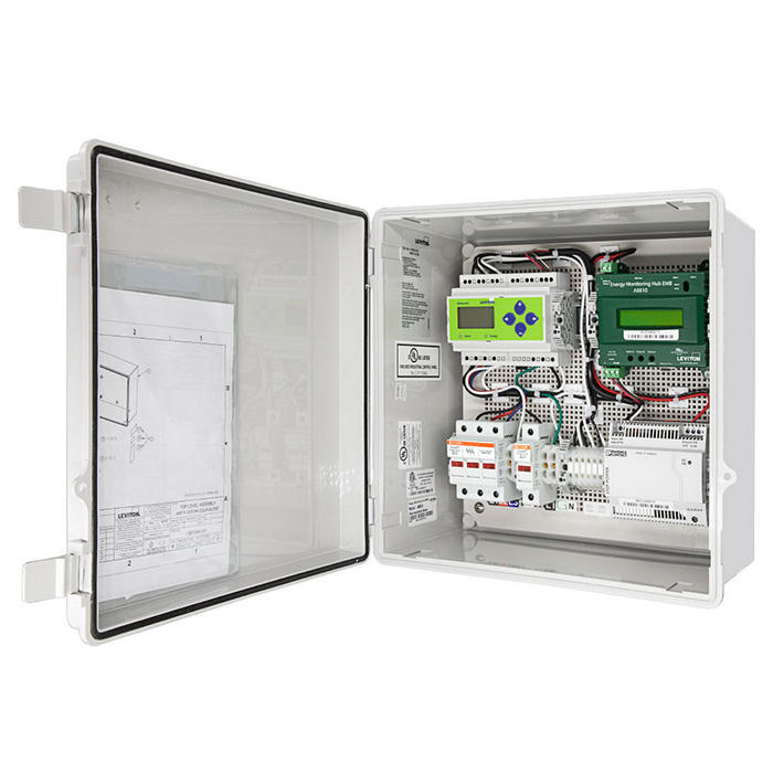 Leviton UL508A Submetering Panel Integrated ModBus Meter A8810 4DUMR-00M Split NEMA Enclosure (A8810-41M)