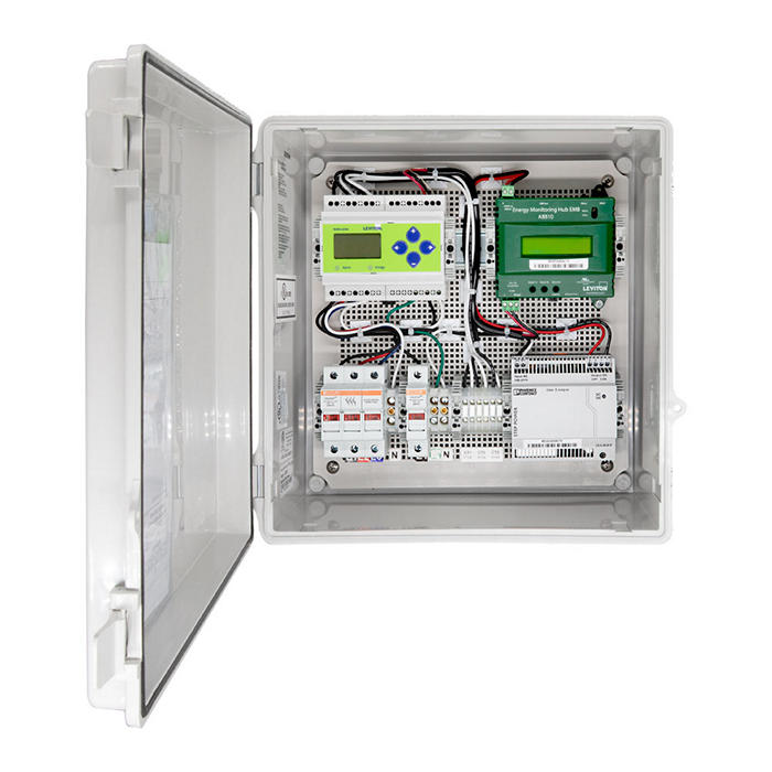 Leviton UL508A Submetering Panel Integrated ModBus Meter A8810 4DUMR-00M Split NEMA Enclosure (A8810-41M)