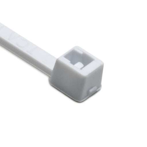 HellermannTyton Cable Tie 4 Inch Long UL Rated 18 Pound Tensile Strength PA66 White 1000 Per Package (T18R10M4)
