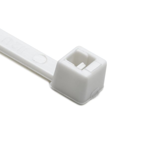HellermannTyton Cable Tie 5.8 Inch Long UL Rated 30 Pound Tensile Strength PA66 White 1000 Per Package (T30R10M4)