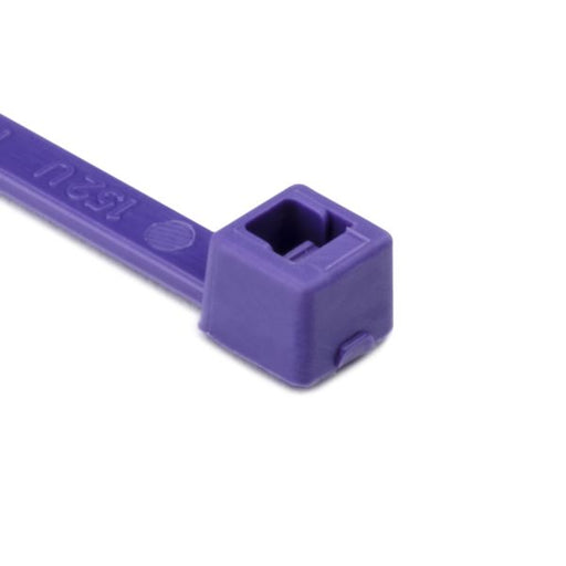 HellermannTyton Cable Tie 5.8 Inch Long UL Rated 30 Pound Tensile Strength PA66 Purple 1000 Per Package (T30R7M4)