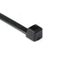 HellermannTyton Standard Cable Tie 12 Inch Long UL Rated 50 Pounds Tensile Strength PA66 Black 100 Per Package (T50I0C2)