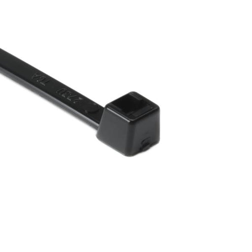 HellermannTyton High Temperature Cable Tie 15.35 Inch Long UL Rated 50 Pound Tensile Strength PA66HS Black 100 Per Package (T50L0HSC2)