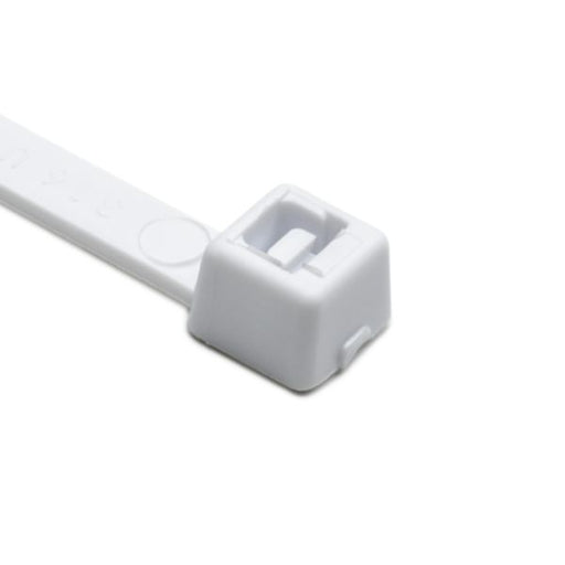 HellermannTyton Cable Tie 15.35 Inch Long UL Rated 50 Pound Tensile Strength PA66 White 1000 Per Package (T50L10M4)