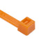 HellermannTyton Cable Tie 8 Inch Long UL Rated 50 Pound Tensile Strength PA66 Orange 100 Per Package (T50R3C2)