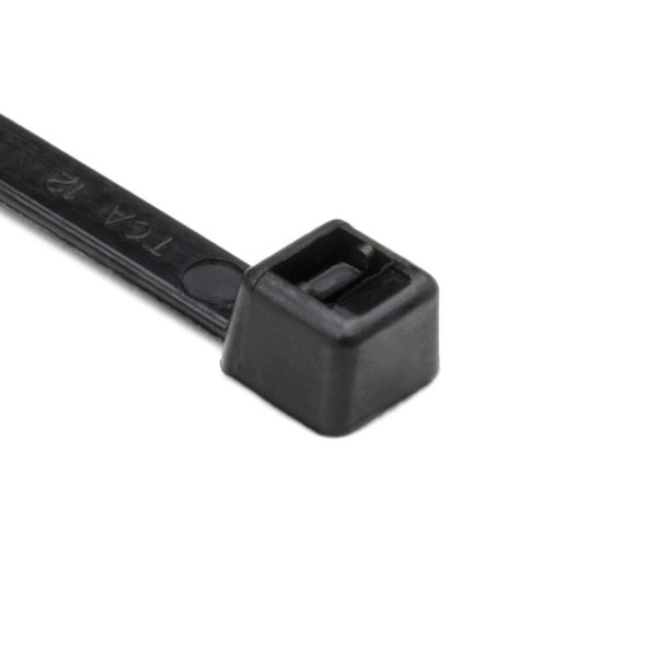 HellermannTyton Cable Tie 6.3 Inch Long UL Rated 50 Pound Tensile Strength PA66 Black 1000 Per Package (T50S0M4)