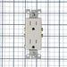 Leviton 15 Amp 125V NEMA 5-15R Pole 2 3-Wire Tamper-Resistant Decora Duplex Receptacle/Outlet QuickWire Push-In And Side-Wired White (T5325-W)
