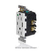 Leviton Decora Plus Duplex Receptacle Outlet Hospital Grade With One Type A/One Type C USP Port Black (T5833-HGE)