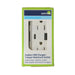 Leviton 60W USB Dual Type A/C Power Delivery Wall Outlet Charger With 15A Tamper-Resistant Outlet White (T5634-W)