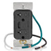 Leviton USB Dual Type A/C 60W Wall Outlet Charger With 20A Tamper-Resistant Outlet Black (T5834-E)