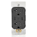 Leviton 60W 6A USB Dual Type C/C Power Delivery Wall Outlet Charger With 20A Tamper Resistant Outlet Black (T5836-E)