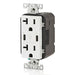 Leviton 30W USB Dual Type C/C Non-PD Wall Outlet Charger With 20A Tamper-Resistant Outlet White (T5837-W)