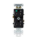 Leviton 15A 125V Duplex Receptacle/Outlet Hospital Grade Tamper-Resistant Dual Marked Controlled NEMA 5-15R 2-Pole 3-Wire Self-Grounding Black (T8200-2PE)