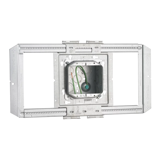 Caddy Heavy Duty Telescoping Bracket Between Stud Assembly 3/4 Double Gang Mud Ring (TBP4DM2)