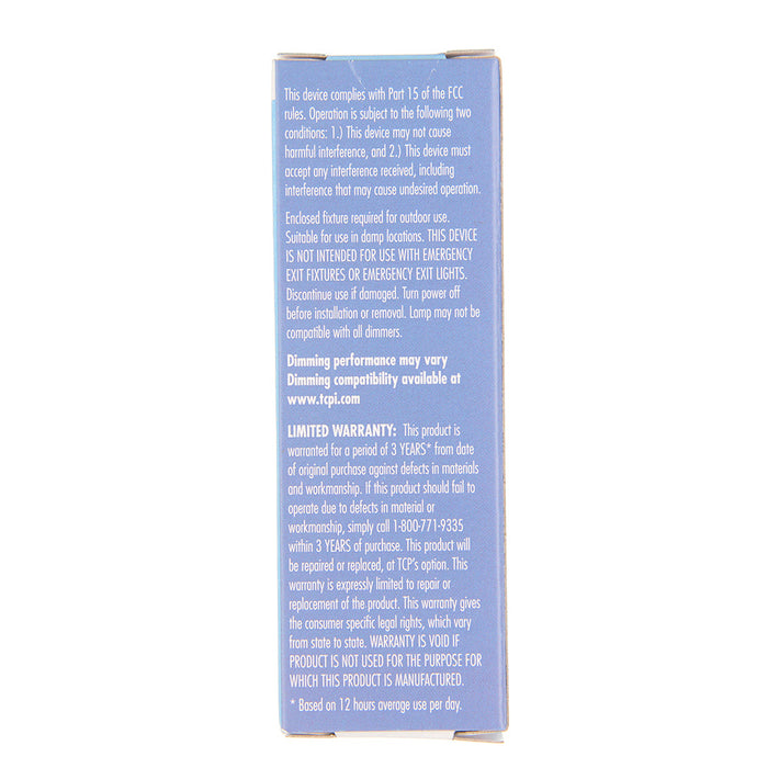 TCP B11 25W 5000 Frosted E12 5000K (FB11D2550EE12W)