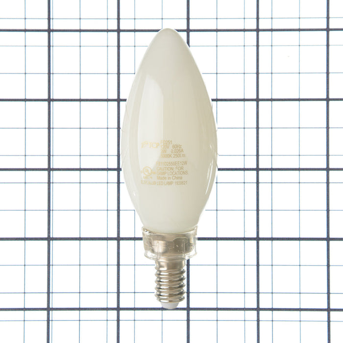 TCP B11 25W 5000 Frosted E12 5000K (FB11D2550EE12W)