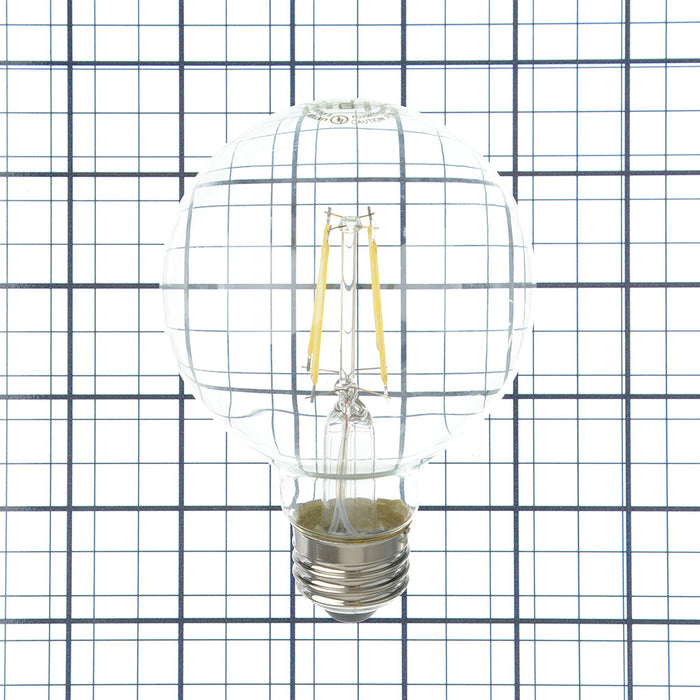 TCP Filament G25 60W Dimmable E26 5000K Clear (FG25D6050EC)
