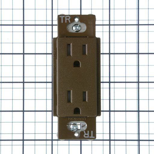Lutron Claro Designer Tamper-Resistant Receptacle 15A 125V Satin Finish Espresso (SCRS-15-TR-EP)