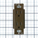 Lutron Claro Designer Tamper-Resistant Receptacle 15A 125V Satin Finish Espresso (SCRS-15-TR-EP)