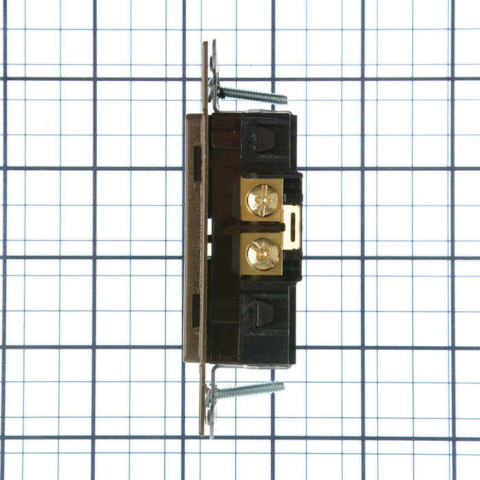 Lutron Claro Designer Tamper-Resistant Receptacle 15A 125V Satin Finish Espresso (SCRS-15-TR-EP)