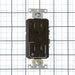 Leviton Decora Plus Duplex Receptacle Outlet Heavy-Duty Industrial Spec Grade Split-Circuit One Outlet Marked Controlled 15 Amp 125V Back Or Side Wire Brown (TDR15-S1)