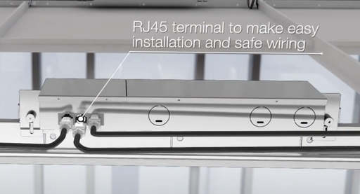 GM Lighting 60W Maximum 3 Bar Plug And Play With Emergency Battery 90 Minutes For GridTask LED Ceiling Grid Lighting System (TGB-4-EM8W)